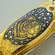 Складной нож «Тигр» из Златоуста — красивый подарок — фотография 8