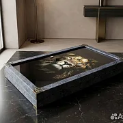 Нарды под стеклом «Царь зверей» — необычный подарок — фотография 10