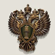 Подарочный резной герб Прокуратуры РФ из бука, зелёный — фотография 3
