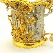 Подарочный подстаканник для чая «Грибники» — фотография 3