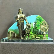 Бронзовая статуэтка «Погранзастава» в подарок — фотография 1