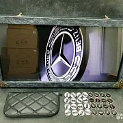 Нарды под стеклом «Mercedes AMG» — оригинальный подарок — фотография 9