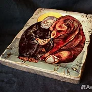 Икона " Серафим Саровский" Старение в подарок — фотография 3